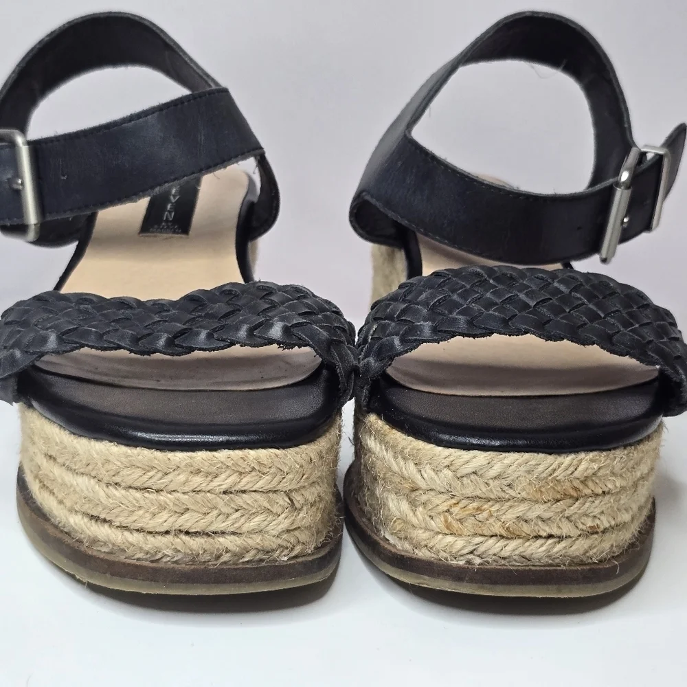 ⭐️40% Off⭐️ Steven by Steve Madden Sabble Black Espadrille Flatform Sandals